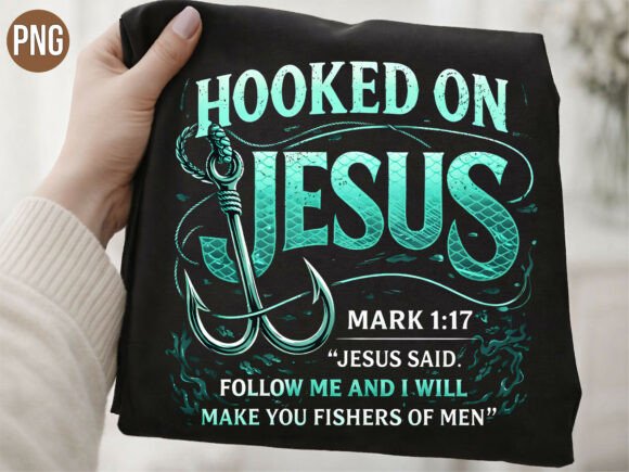 Download Hooked on Jesus Christian Fishing PNG - Fishing png Collection