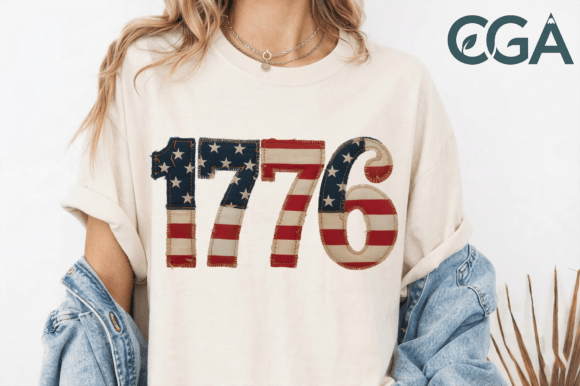 Download 1776 Vintage Patriotic Patchwork PNG - Vintage patriotic Collection