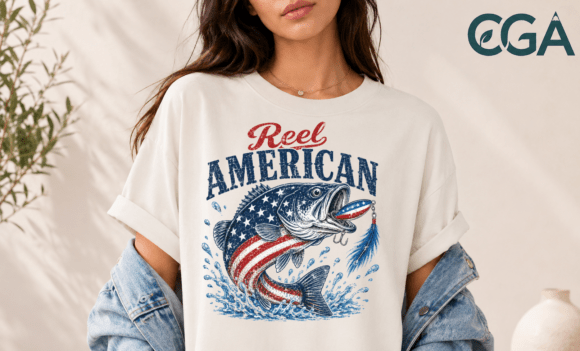 Download Reel American Patriotic Bass Fishing PNG - Fishing png Collection