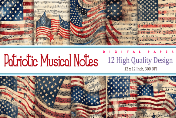 Download Vintage Patriotic Music Sheet - Vintage patriotic Collection