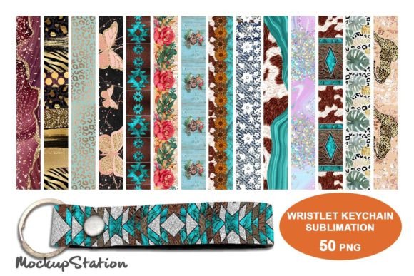 Download Wristlet Keychain Sublimation Designs - Sublimation designs Collection